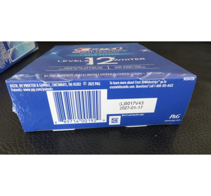 Набір для відбілювання зубів Crest 3D 1 Hour Express Whitestrip 20 смужок (10 процедур)