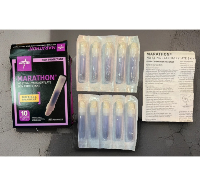 Захисний рідкий пластир Medline Marathon Liquid Skin Protectant MSC093005 для шкіри від вологи та тертя, 0,5 г