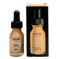 Рідкий ілюмінатор для обличчя NYX Professional Makeup Total Control Pro Illuminator 13 мл відтінок TCPI01 Cool