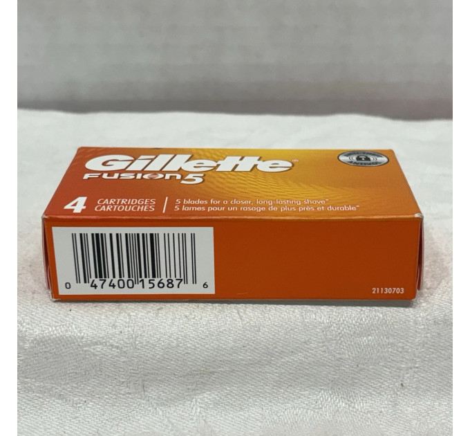 Змінні картриджі для гоління Gillette Fusion 5 з 5 лезами 4 шт.