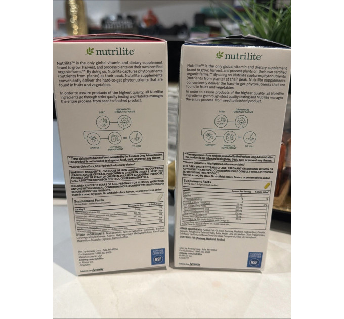 Дієтична добавка для чоловіків і жінок Amway Nutrilite вітаміни та мінерали 30 пакетиків курс 30 днів