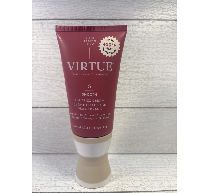 Розгладжуючий крем для волосся з кератином Virtue Labs Un-Frizz Cream 120 мл