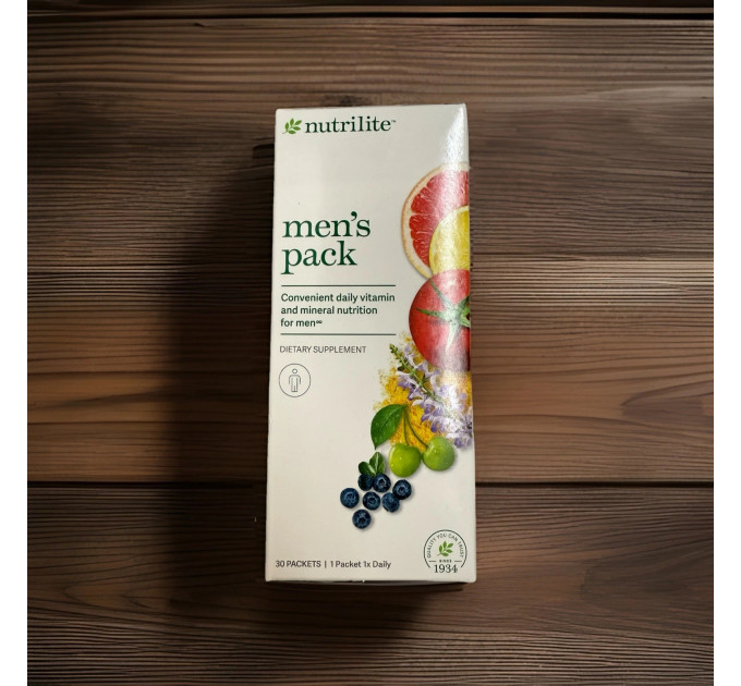 Дієтична добавка для чоловіків Amway Nutrilite Men’s Pack (30 пакетиків)