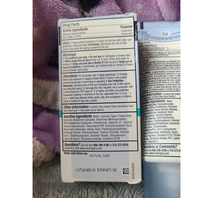 Набір сонцезахисних засобів Neutrogena Ultra Sheer SPF 70 (лосьйон для тіла 88 мл і флюїд для обличчя 40 мл)