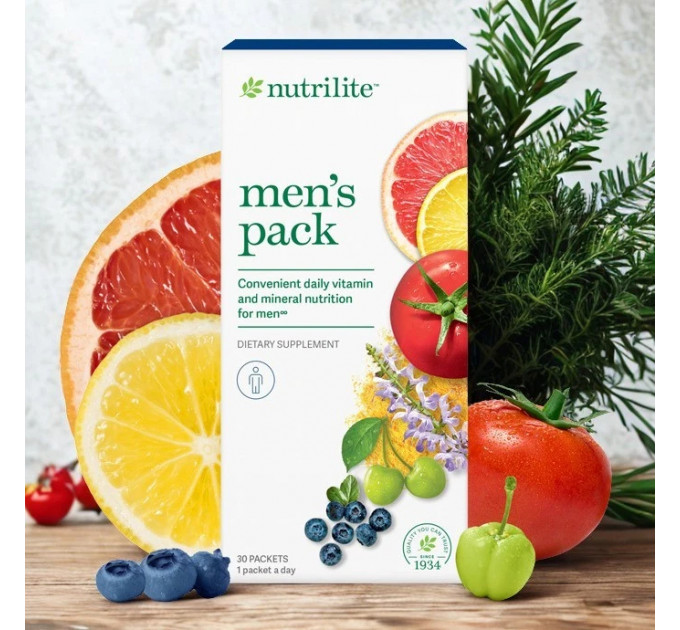 Дієтична добавка для чоловіків Amway Nutrilite Men’s Pack (30 пакетиків)