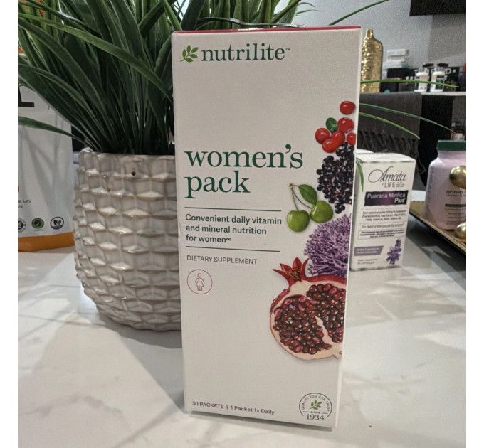 Дієтична добавка для жінок Amway Nutrilite вітаміни та мінерали 30 порцій курс на 30 днів