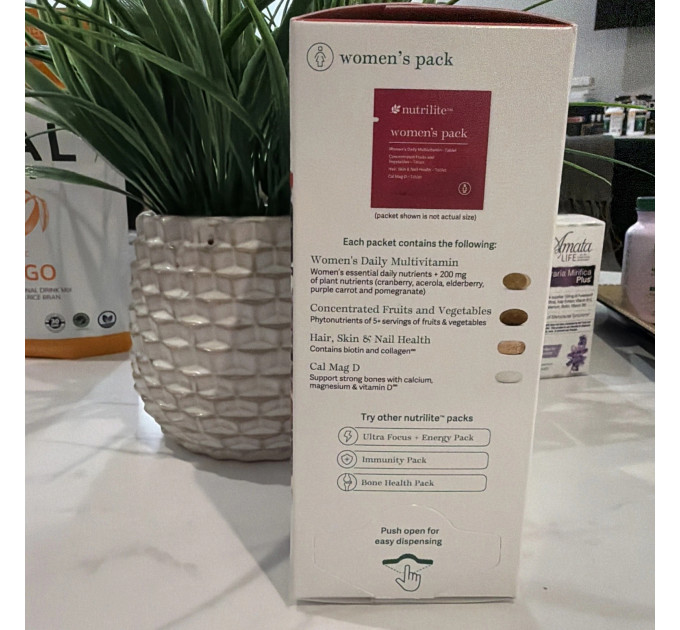 Дієтична добавка для жінок Amway Nutrilite вітаміни та мінерали 30 порцій курс на 30 днів