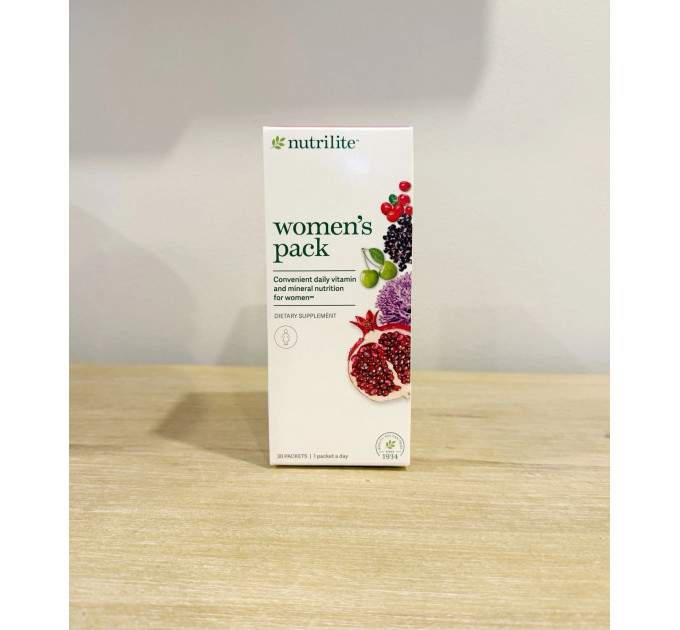 Дієтична добавка для жінок Amway Nutrilite вітаміни та мінерали 30 порцій курс на 30 днів