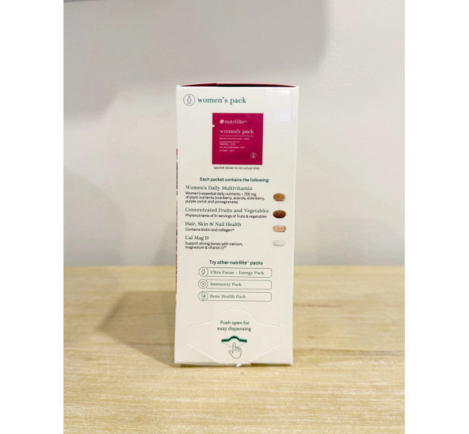 Дієтична добавка для жінок Amway Nutrilite вітаміни та мінерали 30 порцій курс на 30 днів