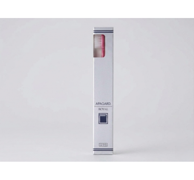 Ионная зубная щетка Apagard Royal Toothbrush Tapered Ion розовая Made in Japan