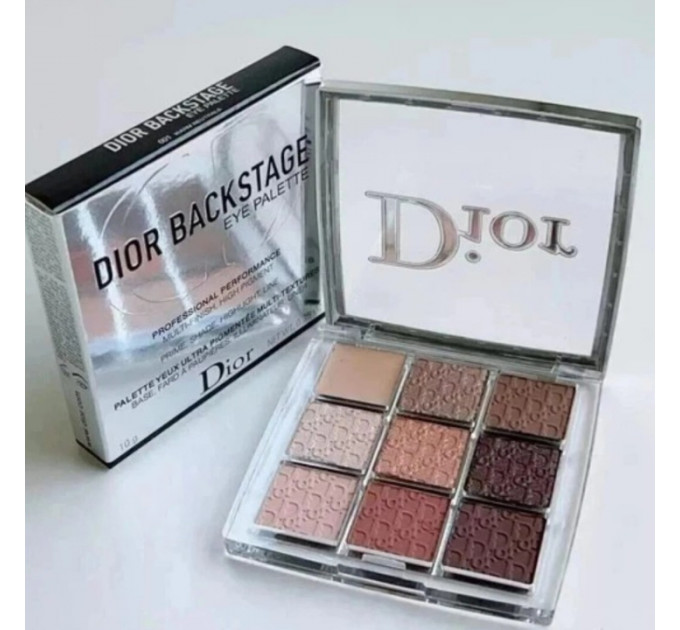 Палітра тіней для повік Dior Backstage Eye Palette 001 Warm Neutrals Теплий Нюд 10 г