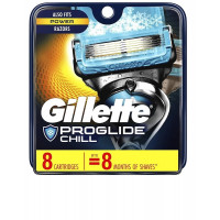 Змінні картриджі для гоління Gillette ProGlide Chill з охолоджуючим ефектом 8 шт.