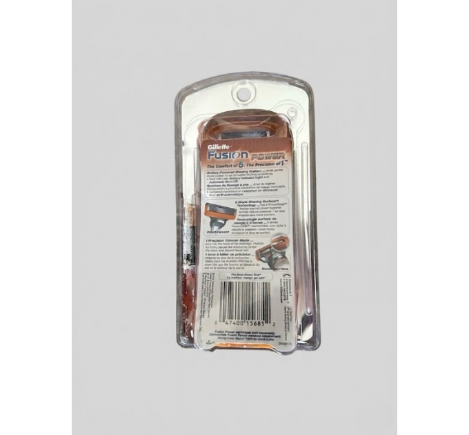 Бритва чоловіча Gillette Fusion Power Razor (1 станок 1 картридж 1 батарейка)