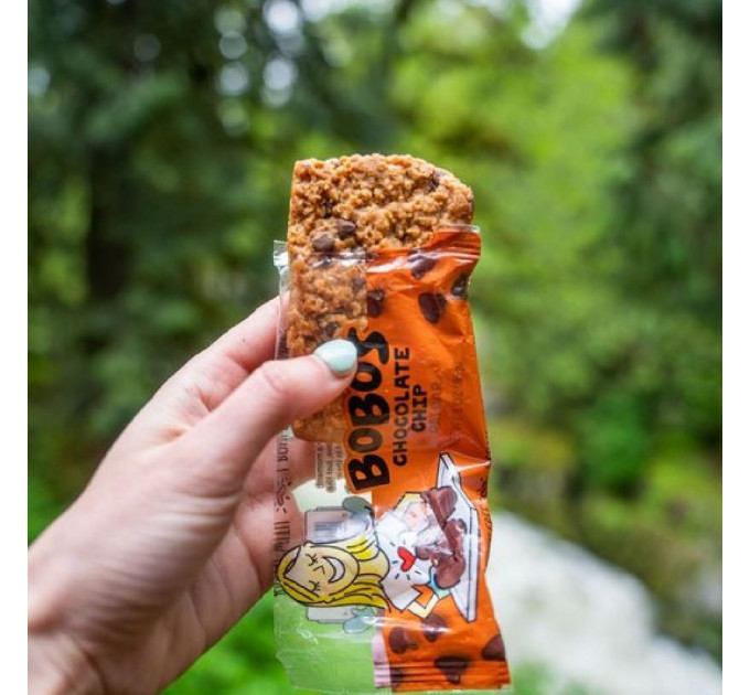 Органічний вівсяний батончик Bobo's Chocolate Chip з шоколадною крихтою 12 шт по 85 г Вироблено в США