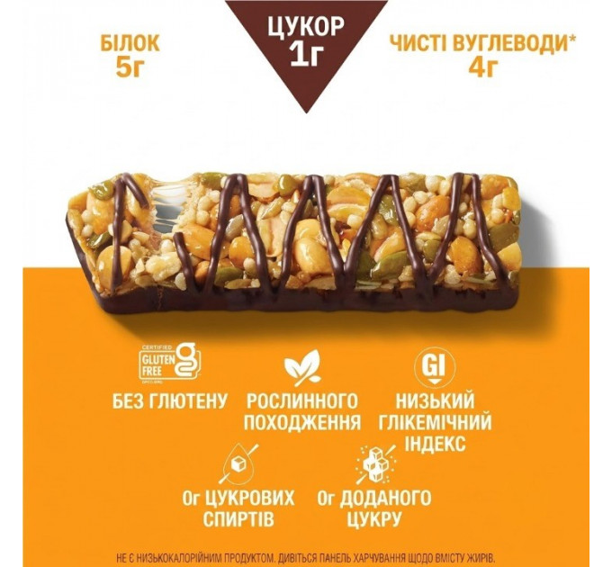 Протеїновий батончик Munk Pack Peanut Butter Dark Chocolate зі смаком арахісової пасти та темного шоколаду 12 шт по 35 г Made in USA