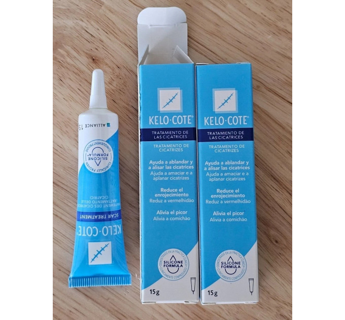 Гель от шрамов и рубцов Kelo-Cote Silicone Scar Gel 15 г срок годности 05/2026