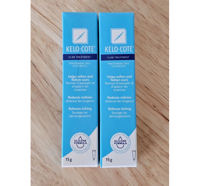Гель от шрамов и рубцов Kelo-Cote Silicone Scar Gel 15 г срок годности 05/2026