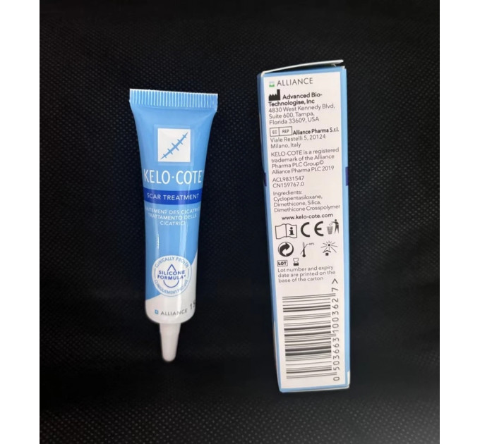 Гель от шрамов и рубцов Kelo-Cote Silicone Scar Gel 15 г срок годности 05/2026