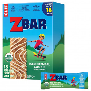 Органічні злакові батончики CLIF Zbar Iced Oatmeal Cookie зі смаком вівсяного печива (для дітей) 18 шт. Органічні злакові батончики CLIF Zbar Iced Oatmeal Cookie зі смаком вівсяного печива (для дітей) 18 шт.