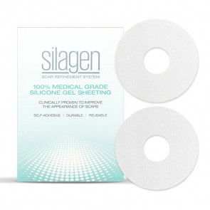 Силіконові накладки для корекції рубців ареоли Silagen Areola Circles прозорі 2 шт діаметр 7,3 см Силіконові накладки для корекції рубців ареоли Silagen Areola Circles прозорі 2 шт діаметр 7,3 см