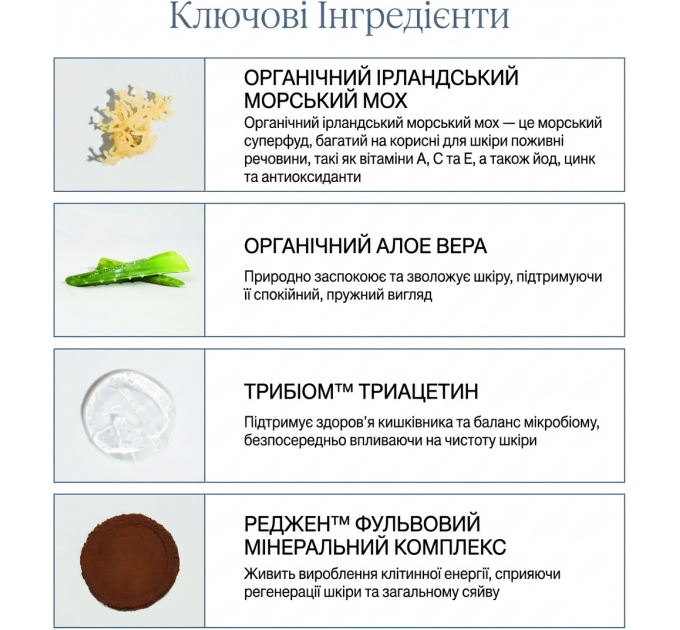 Органический морской мох Cymbiotika Irish Sea Moss Lemon Vanilla с алоэ вера и минералами 390 мл 26 пакетиков