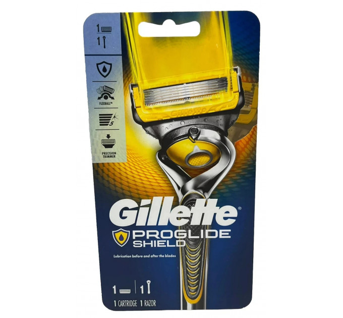 Станок для гоління Gillette ProGlide Shield (1 станок і 1 картридж) Made in USA