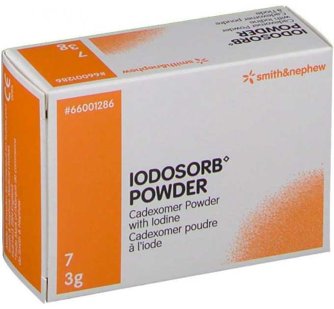 Ранозагоювальний засіб Smith & Nephew Iodosorb Powder 7 шт х 3 г