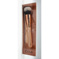 Професійний пензель для нанесення і розтушовки тону ZOEVA 102 Silk Finish Rose Gold