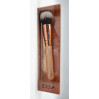 Професійний пензель для нанесення і розтушовування тону ZOEVA 102 Silk Finish Rose Gold