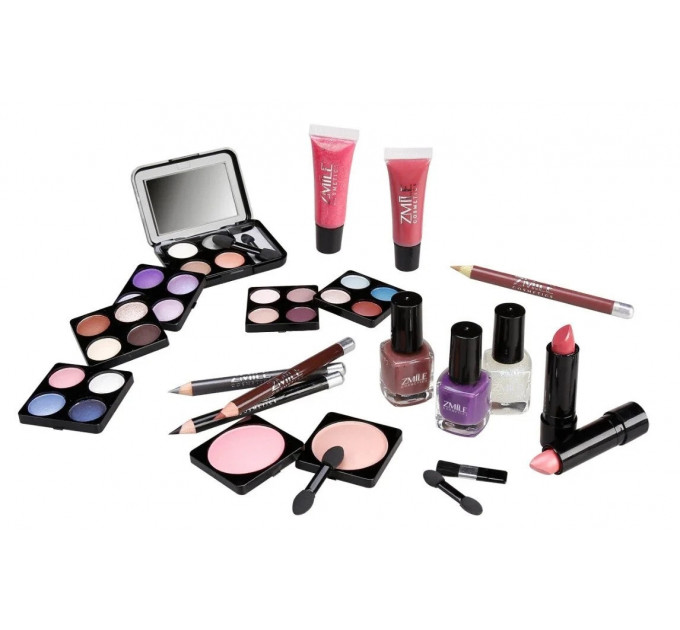 Подарунковий набір декоративної косметики в кейсі Zmile Cosmetics Vanity Case Vegan 42 предмети