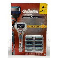 Набір для гоління Gillette Fusion5 Performance Series Power Handle з мікровібрацією (станок 1 батарейка і 9 змінних картриджів) Набір для гоління Gillette Fusion5 Performance Series Power Handle з мікровібрацією (станок 1 батарейка і 9 змінних картриджів)