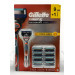 Набір для гоління Gillette Fusion5 Performance Series Power Handle з мікровібрацією (станок 1 батарейка і 9 змінних картриджів)