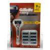 Набір для гоління Gillette Fusion5 Performance Series Power Handle з мікровібрацією (станок 1 батарейка і 9 змінних картриджів)