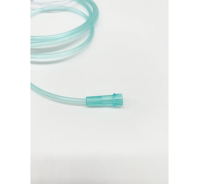 Киснева назальна трубка Medical Sales Supply Soft Fit MSSGC7 доросла 2.1 м зелена