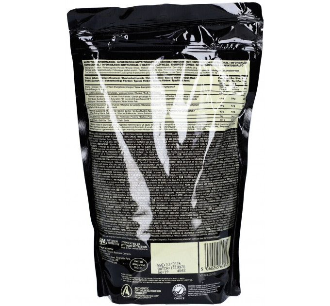 Протеїн сироватковий ізолят Optimum Nutrition 100% Whey Gold Standard зі смаком ванільного морозива 450 г
