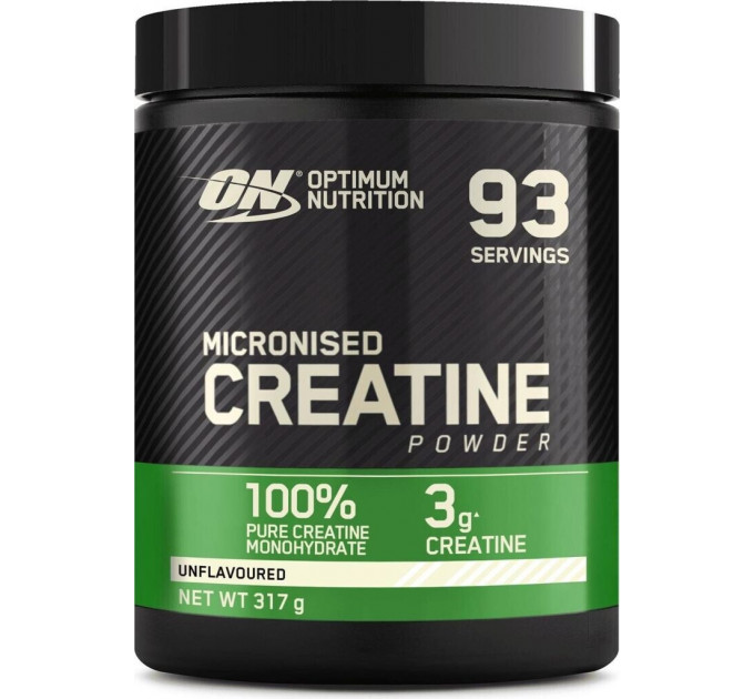 Креатин для набору м'язової маси в порошку Optimum Nutrition Micronized Creatine 317 г