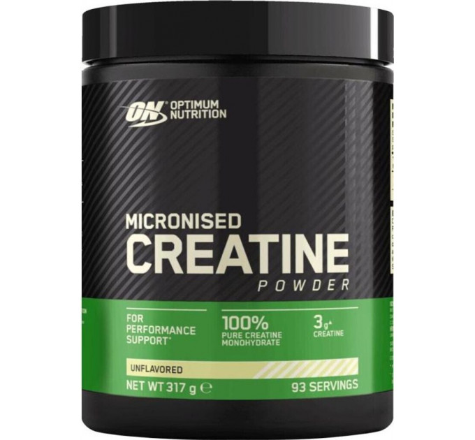 Креатин для набору м'язової маси в порошку Optimum Nutrition Micronized Creatine 317 г