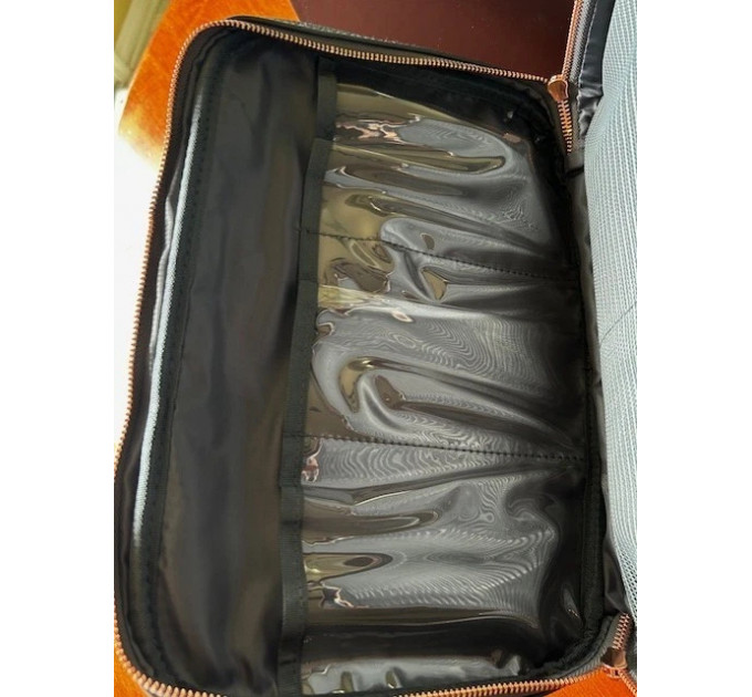 Професійний набір кистей для макіяжу Zoeva Makeup Artist Zoe Bag Rose Golden Vol 3 з сумкою 30 шт.