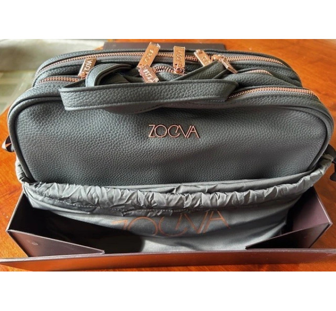 Професійний набір кистей для макіяжу Zoeva Makeup Artist Zoe Bag Rose Golden Vol 3 з сумкою 30 шт.