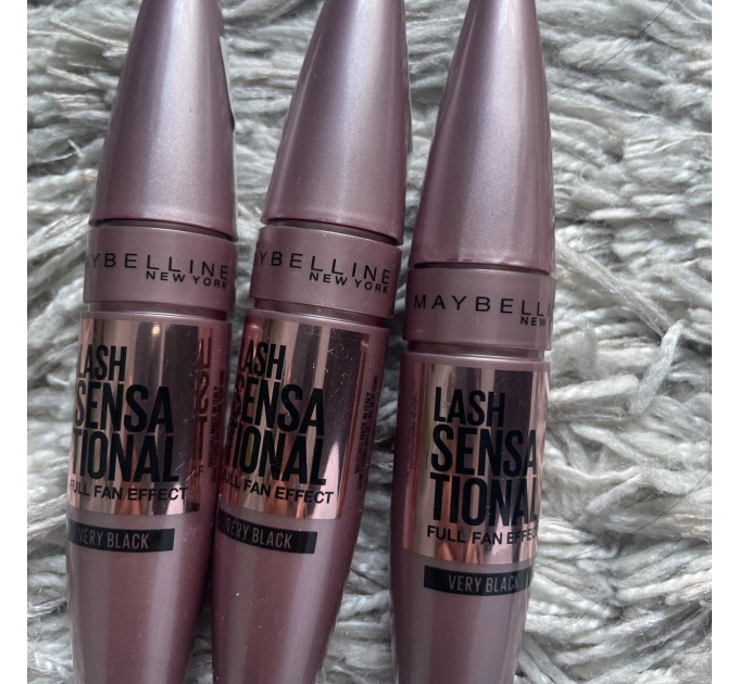 Туш для об'єму та підкручування вій Maybelline New York Lash Sensational Very Black (9.5 мл)