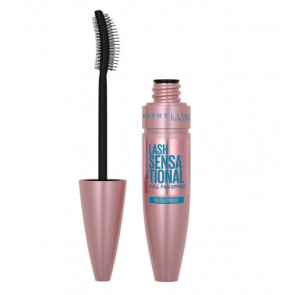 Водостойкая тушь для для объема и подкручивания ресниц Maybelline New York Lash Sensational Waterproof Black (9.5 мл)