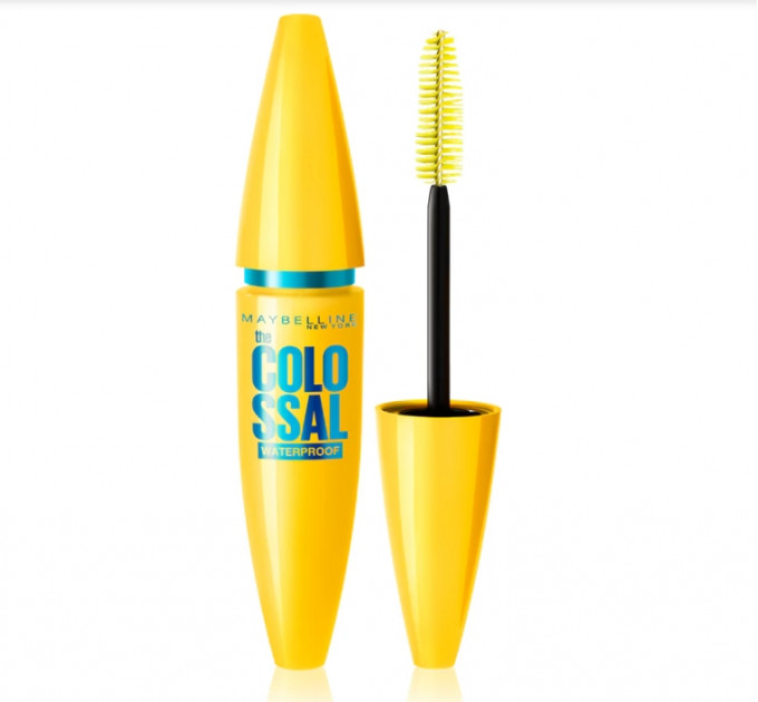 Водостійка об'ємна туш для вій Maybelline New York Volum' Express The Colossal Waterproof 01 Black (10.7 мл)