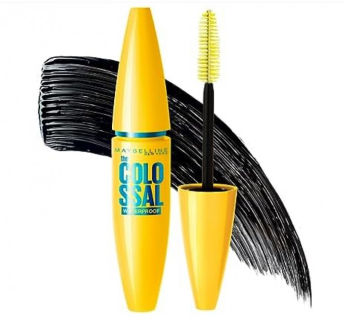 Водостійка об'ємна туш для вій Maybelline New York Volum' Express The Colossal Waterproof 01 Black (10.7 мл)