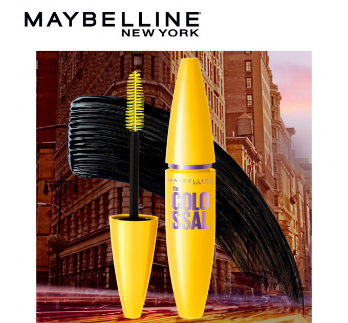 Об'ємна туш для вій Maybelline New York Volum' Express The Colossal 01 Black (10.7 мл)