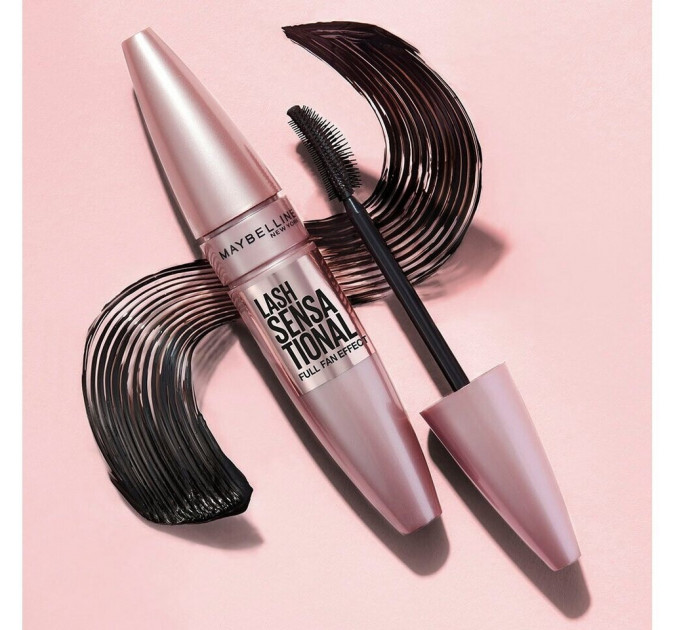 Підкручуюча туш для вій Maybelline New York Lash Sensational Intense Black (9.5 мл)