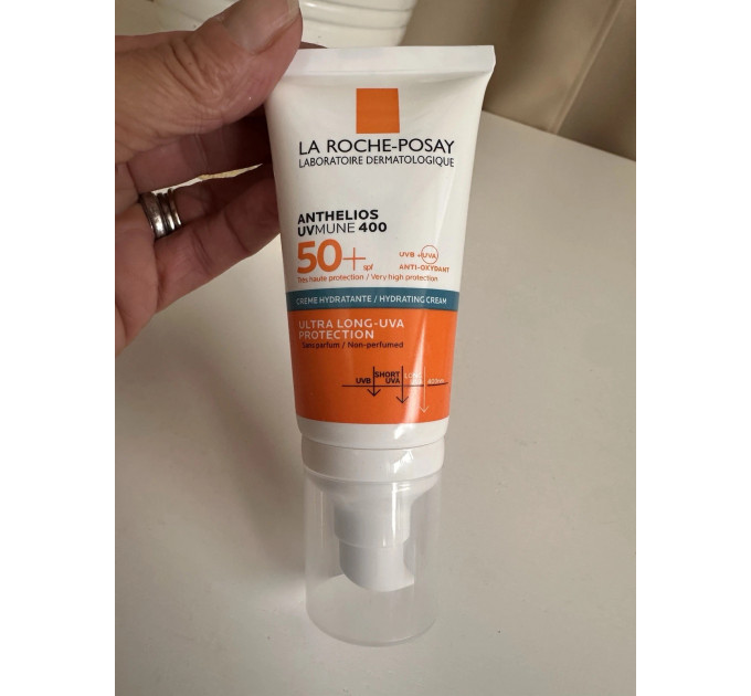 Сонцезахисний флюїд для обличчя La Roche-Posay Anthelios UVMUNE 400 SPF 50+ Invisible Fluid (50 мл)
