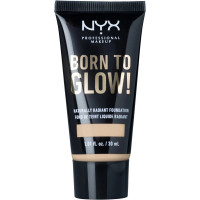 Рідкий тональний крем з ефектом сяйва NYX Born To Glow Naturally Radiant Foundation BTGRF05 Light 30 мл Рідкий тональний крем з ефектом сяйва NYX Born To Glow Naturally Radiant Foundation BTGRF05 Light 30 мл