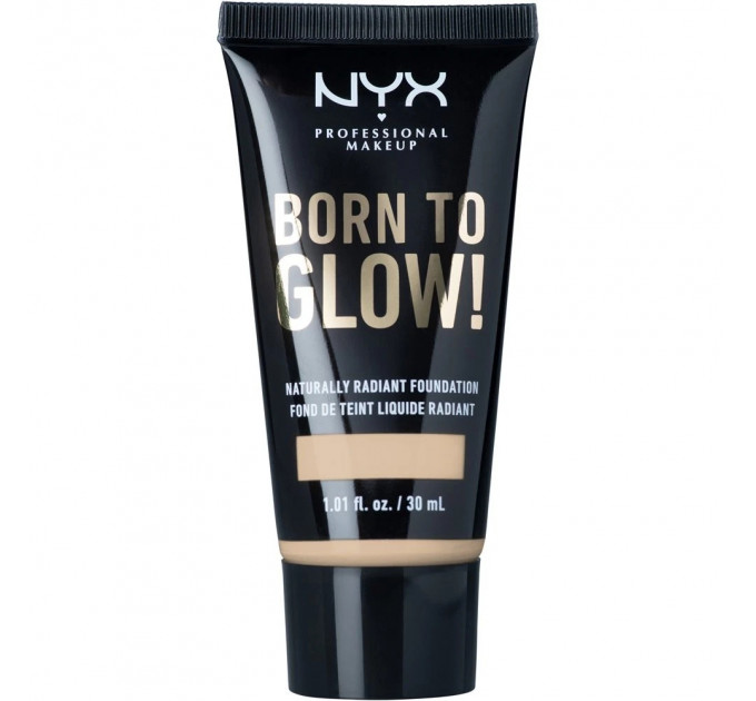 Рідкий тональний крем з ефектом сяйва NYX Born To Glow Naturally Radiant Foundation BTGRF05 Light 30 мл