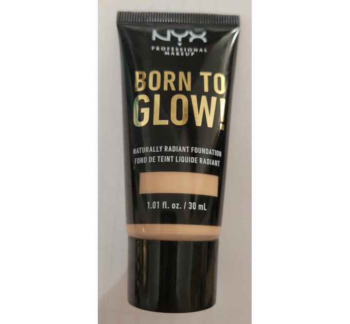 Рідкий тональний крем з ефектом сяйва NYX Born To Glow Naturally Radiant Foundation BTGRF05 Light 30 мл
