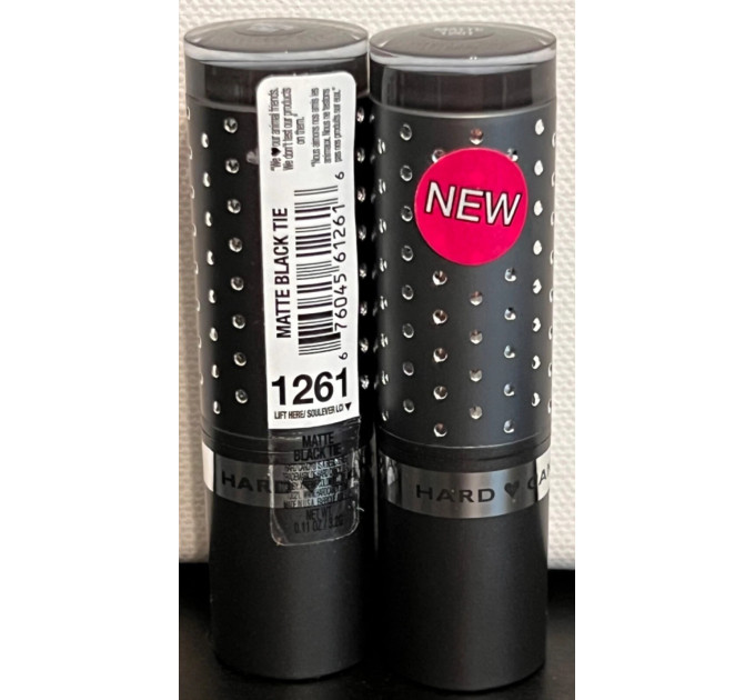 Матова помада для губ Hard Candy Fierce Effects Matte Lipstick #1261 Black Tie 3.1 г